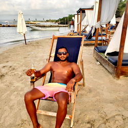 Casually Chillin' at the Beach