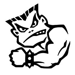 Badboy Fitness Model - Monochrome Design