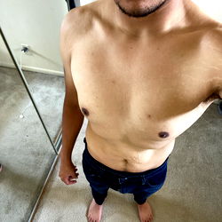 Gabe, Shirtless in the Mirror