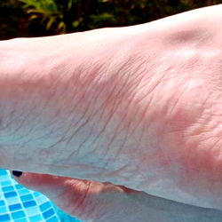 Paulina's Feet- Colombian White Wrinkles photo