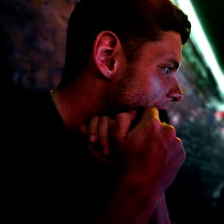 Kyle, a Young Man with Intense Eyes