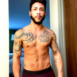 Shirtless Model Showcasing Fitness Physique