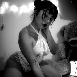 Venezuelan Adult Model Kris Salazar in Intimate Stance