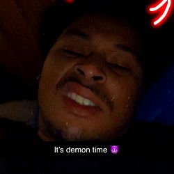 Meme of a man in devil face