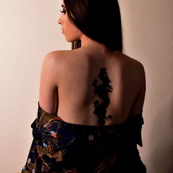 Beautiful Foreign Xclusives Model with Tattoo