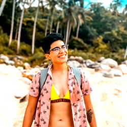 Aka Vilchis on a Tropical Getaway