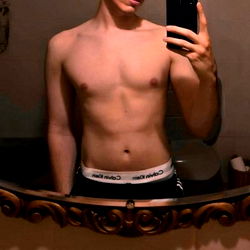 Fit Aussie Farter in Bathroom Mirror