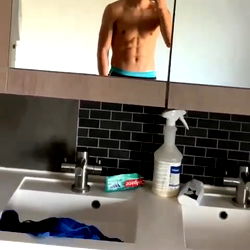 AnthonyReyes in the Bathroom