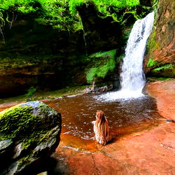Nature's Beauty - A Secluded Waterfall