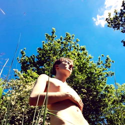 Model Alex Drumlin in Forest Setting