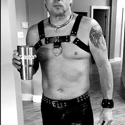 Boneyard the OnlyFans Model Posing in a Daring Biker Outfit