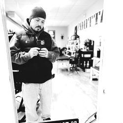 Tattoo Artist Drinks Coffee