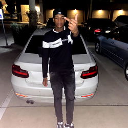 Dentrell, a young rapper from Dallas, Texas