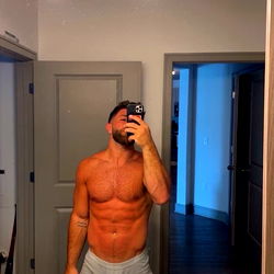 Fit OnlyFans Model Tate Sweatt in Bathroom Mirror