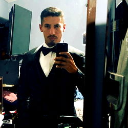 Cool Guy in Tuxedo and Bow Tie, from Los Angeles