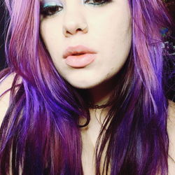 Ashlinn Rose: Purple Hair, Purple Eye Shadow
