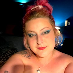 Amber Emily, Melbourne Model with Pink Hair and Tattoo