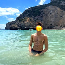 Model on Beach Shoot