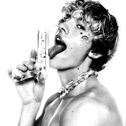 Onlyfans Model Angelicboy in Playful Pose with Gumdrop