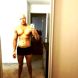 Edward: Shirtless in Mirror Selfie