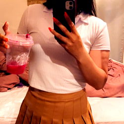 Angelita, a 25-year-old model from Houston/valley, showcasing her unique style on Instagram.