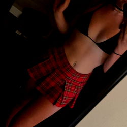 April's Racy Schoolgirl Uniform