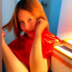 UrBaeMarcita 🌸 in a Gorgeous Red Blouse