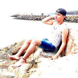 A Model Taking a Break