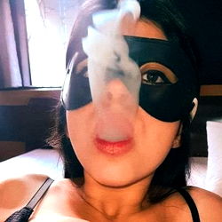 Agatha, OnlyFans Model, Smoking Cigarette