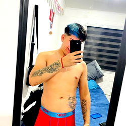 Fit Model Showcasing Underwear in Photoshoot