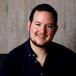 Bearded Man in Casual Shirt