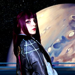 Stylish anime-inspired model