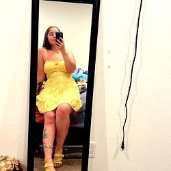 Anna Canna in a Yellow Dress, from Colorado