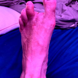 Andy’s strange foot photo