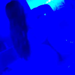 A Mystical Glow in the Bathroom