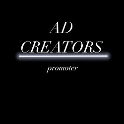 AD__CREATORS Logo with Dark and Light Gray Backgrounds
