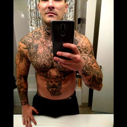 Maniac Wes Tattoo Model Photoshoot