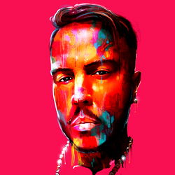 King Killumbia - Vivid and Colorful Portrait with Graffiti Style