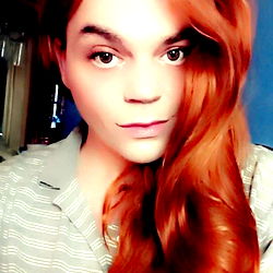 Female with Long Red Hair