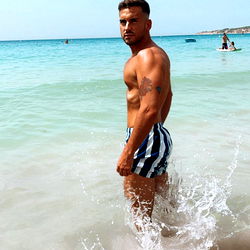 Angel from Spain at the beach