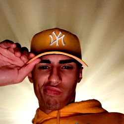 Celebratory Baseball Jersey in Yellow and Blue