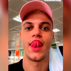 Allan Vinicius in Airport Lounge