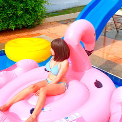 Ann Swinger's Pool Party Photo Shoot at 25-Meter Olympic Swimming Pool