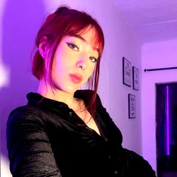 Stylized Portrait of a Young Adult Woman Taking a Selfie