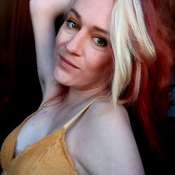 Model in a Yellow Dress