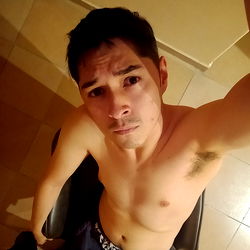 Shirtless OnlyFans Model Lenman in His Private Space