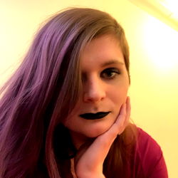 Alice Cheshire - Gothic Makeup and Purple Hair