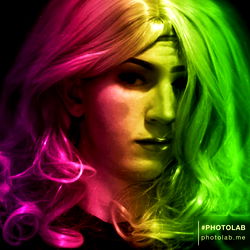 Vivid Colorful Drag Queen