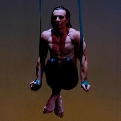 Milky Way Model Suspended in Harness