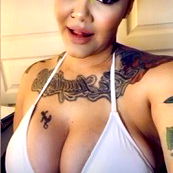 A Model in a White Bikini